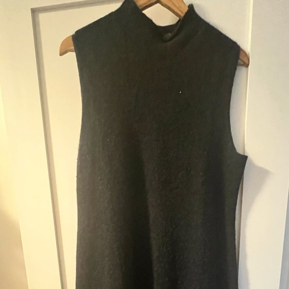 BNWOT Everlane Cozy-Stretch Dress in Charcoal Grey - Size XL - Picture 2 of 10
